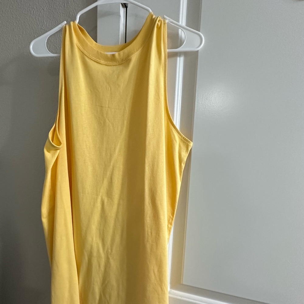 Old Navy Yellow Sleeveless mini dress